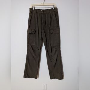 Zara Women's Olive Cargo Pants